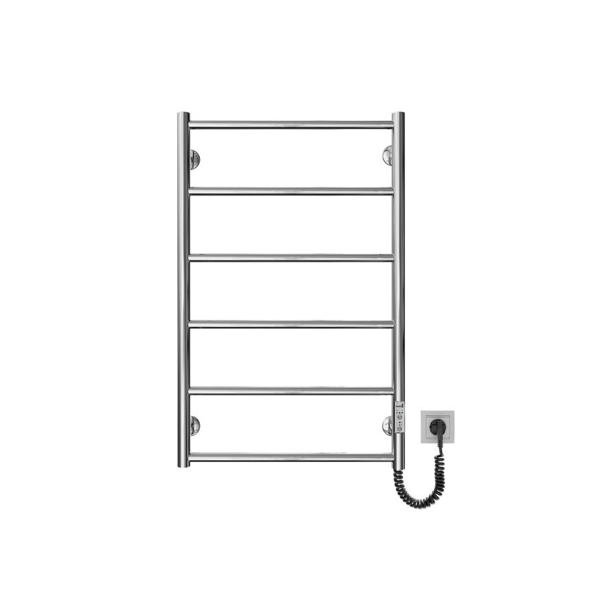 Radiador toallero de baño CLASSIC 110W/230V 81x52 cm acero inoxidable/cromo brillante derecho