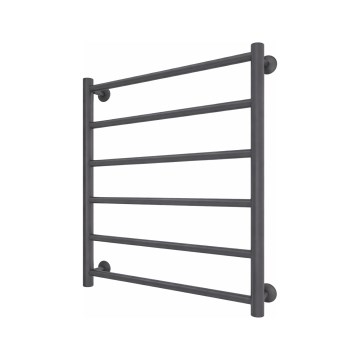 Radiador toallero de baño INOX FLAT 122W/230V 57x43 cm acero inoxidable/antracita