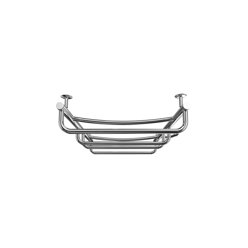 Radiador toallero de baño LUX 105W/230V 81x52 cm acero inoxidable/cromo brillante derecha