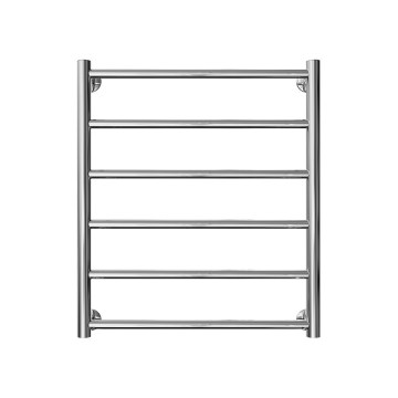 Radiador toallero de escalera para baño INOX FLAT 122W/230V 57x43 cm acero inoxidable/cromo brillante