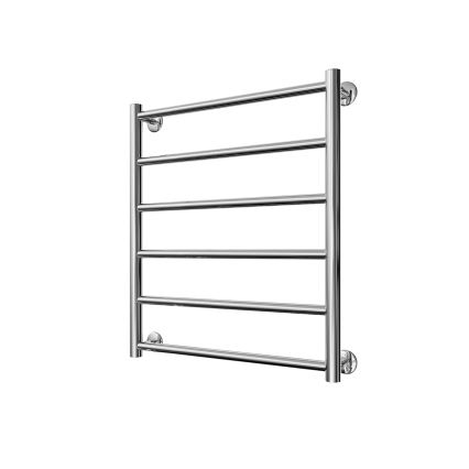 Radiador toallero de escalera para baño INOX FLAT 122W/230V 57x43 cm acero inoxidable/cromo brillante