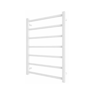 Radiador toallero de escalera para baño INOX TOKIO 161W/230V 77x53 cm acero inoxidable/blanco