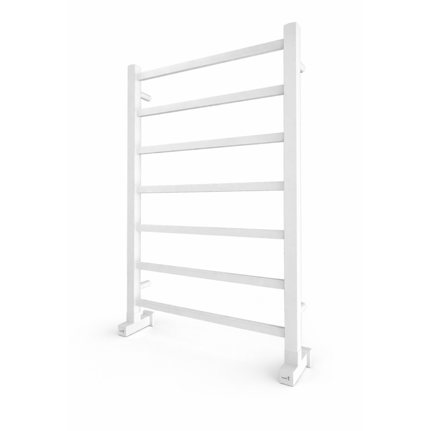 Radiador toallero de escalera para baño INOX TOKIO 161W/230V 77x53 cm acero inoxidable/blanco