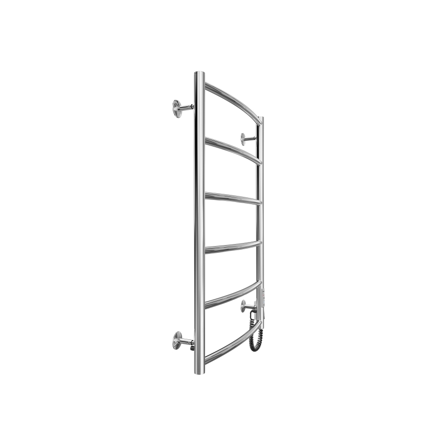 Radiador toallero eléctrico con forma de escalera CLASSIC 100W/230V 81x53cm acero inoxidable/cromo brillante derecho
