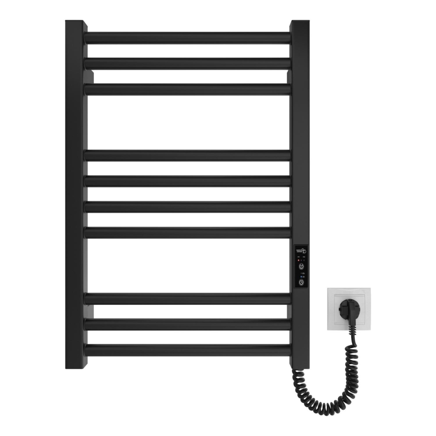 Radiador toallero eléctrico con forma de escalera HF DERBY 100W/230V 57x43 cm negro