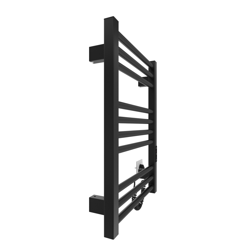 Radiador toallero eléctrico con forma de escalera HF DERBY 100W/230V 57x43 cm negro