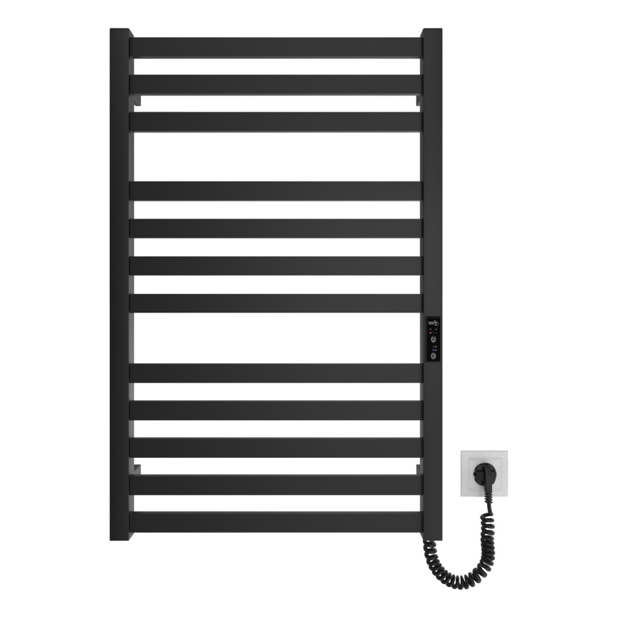Radiador toallero eléctrico con forma de escalera HF OXFORD 170W/230V 77x53 cm negro