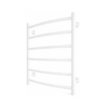 Radiador toallero en escalera para baño INOX CLASSIC 120W/230V 57x43 cm acero inoxidable/blanco