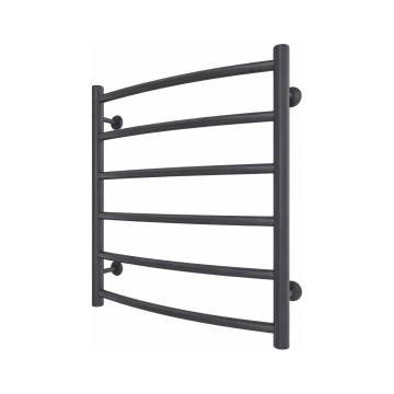 Radiador toallero en escalera para baño INOX CLASSIC 122W/230V 57x53 cm acero inoxidable/antracita