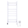 Radiador toallero para baño AVANGARD con termostato 251W/230V, 80,6 cm, IP44, blanco, conexión derecha, diseño cuadrado