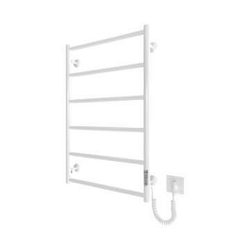 Radiador toallero para baño CLASSIC 110W/230V 81x52 cm acero inoxidable/blanco lado derecho