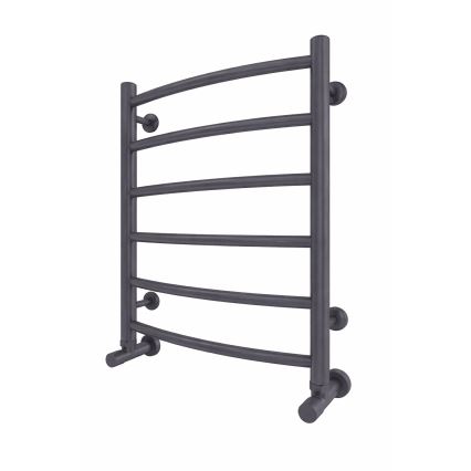 Radiador toallero para baño INOX CLASSIC 120W/230V 57x43 cm acero inoxidable/antracita