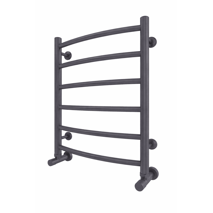 Radiador toallero para baño INOX CLASSIC 120W/230V 57x43 cm acero inoxidable/antracita