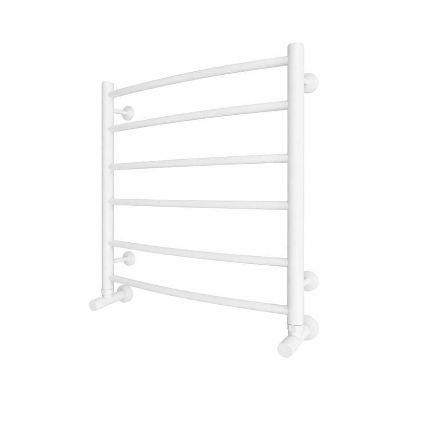 Radiador toallero para baño INOX CLASSIC 122W/230V 57x53 cm acero inoxidable/blanco