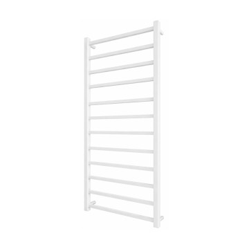 Radiador toallero para baño INOX TOKIO 233W/230V 117x53 cm acero inoxidable/blanco
