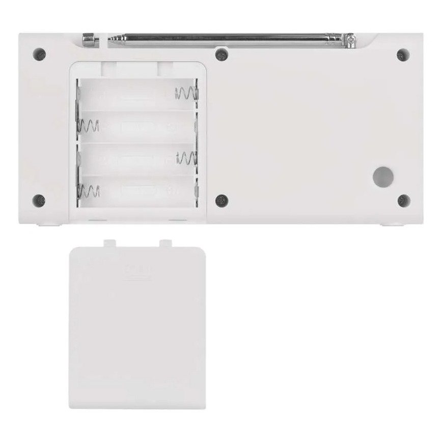 Radio DAB DAB+ FM 3W/5V/4xAA blanco