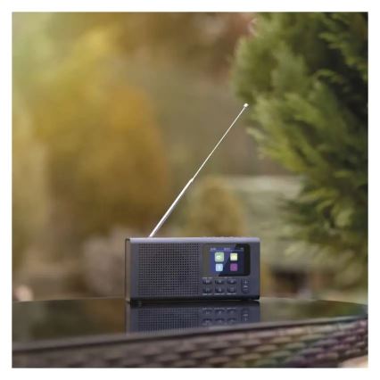 Radio DAB DAB+ FM 3W/5V/4xAA negro