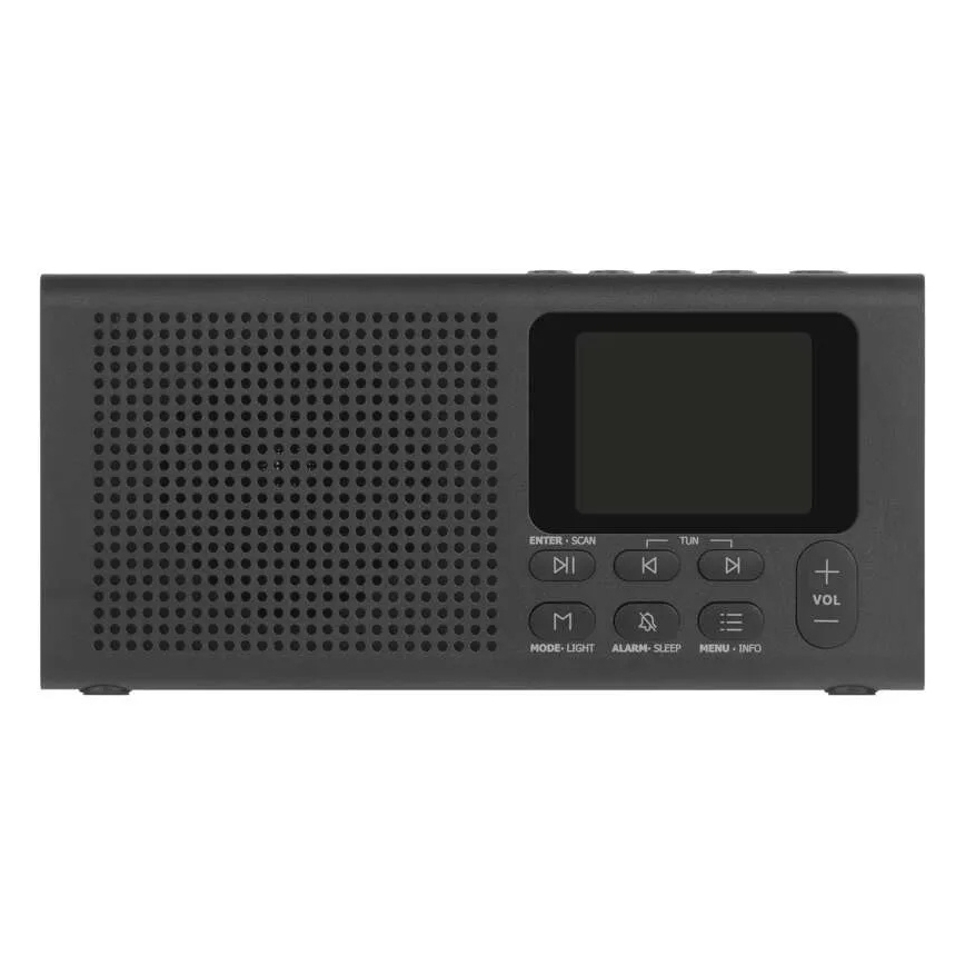 Radio DAB DAB+ FM 3W/5V/4xAA negro