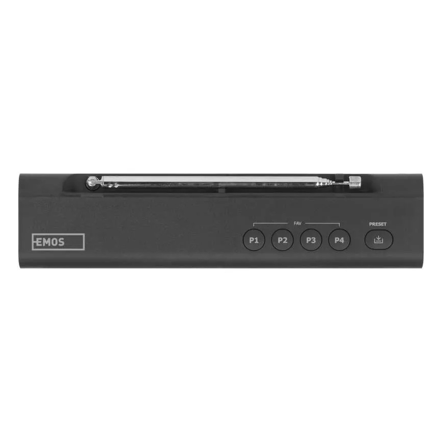 Radio DAB DAB+ FM 3W/5V/4xAA negro