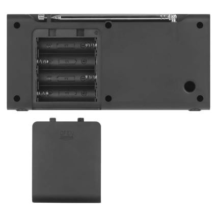 Radio DAB DAB+ FM 3W/5V/4xAA negro