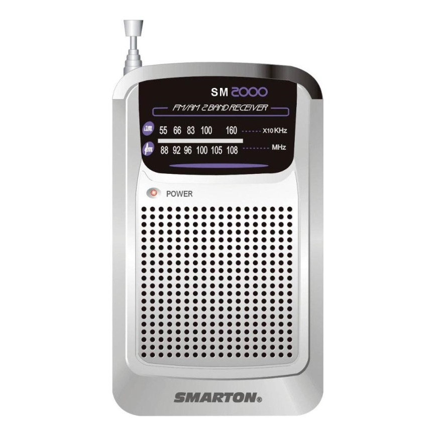 Radio FM/AM de bolsillo 2xAAA