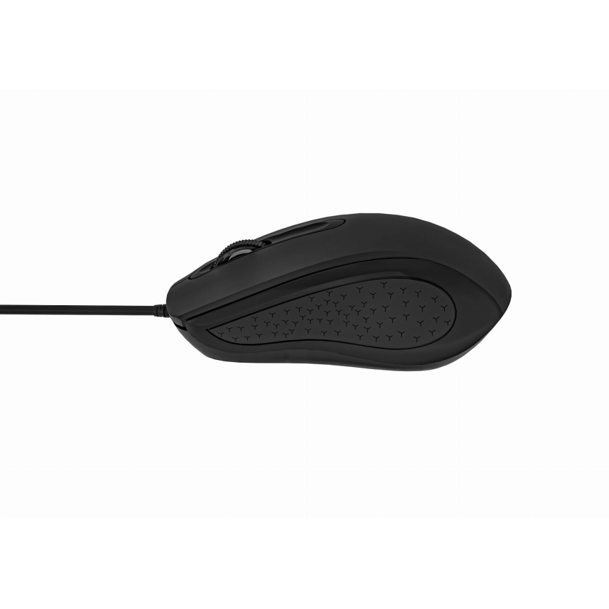 Ratón con cable 1200 DPI USB-C negro