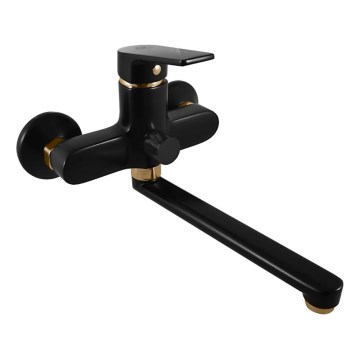 RAV Slezák CO153.5CMATZ - Grifo para bañera COLORADO negro/dorado