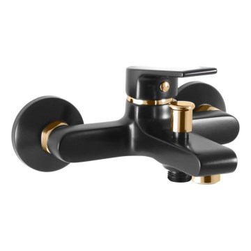 RAV Slezák CO154.5CMATZ - Grifo de bañera COLORADO negro/dorado