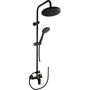 RAV Slezák CO182.5/7CMATZ - Juego de ducha con grifería COLORADO negro/dorado