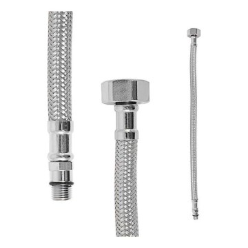 RAV Slezák IF0038 - Latiguillo flexible de conexión FLEXI 35 cm cromo brillante