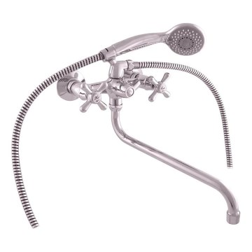 RAV Slezák MK153.5/1 - Set de bañera con grifería MORAVA, cromo brillante