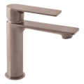 RAV Slezák NL126.0MGK - Grifo monomando para lavabo NIL 16,2 cm, acabado gris cepillado
