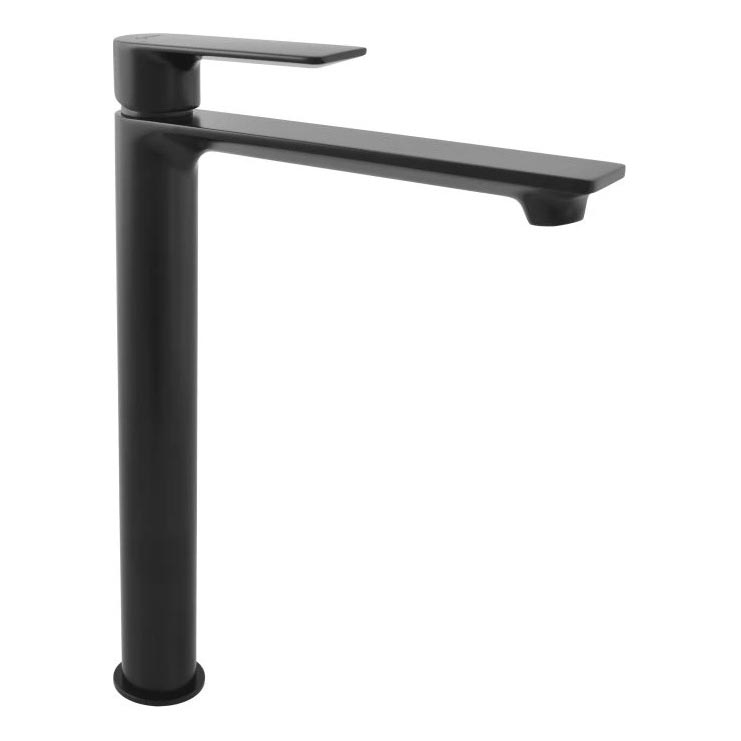 RAV Slezák NL130.0CMAT - Grifo para lavabo NIL 31,2 cm, acabado negro mate