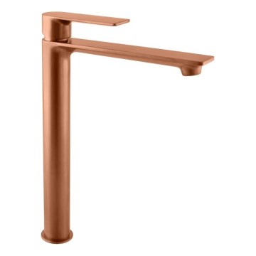 RAV Slezák NL130.0ZRK - Grifo de lavabo NIL 31,2 cm con acabado oro rosa cepillado