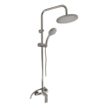 RAV Slezák NL182.5/7MGL - Conjunto de ducha con grifo NIL gris brillante