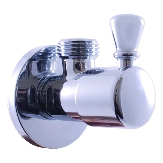 RAV Slezák RV0112 - Válvula angular RETRO acabado cromado brillante