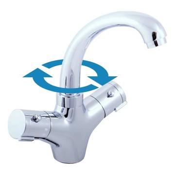 RAV Slezák TRM26.0 - Grifo termostático para lavabo TERMO 23,5 cm cromo brillante