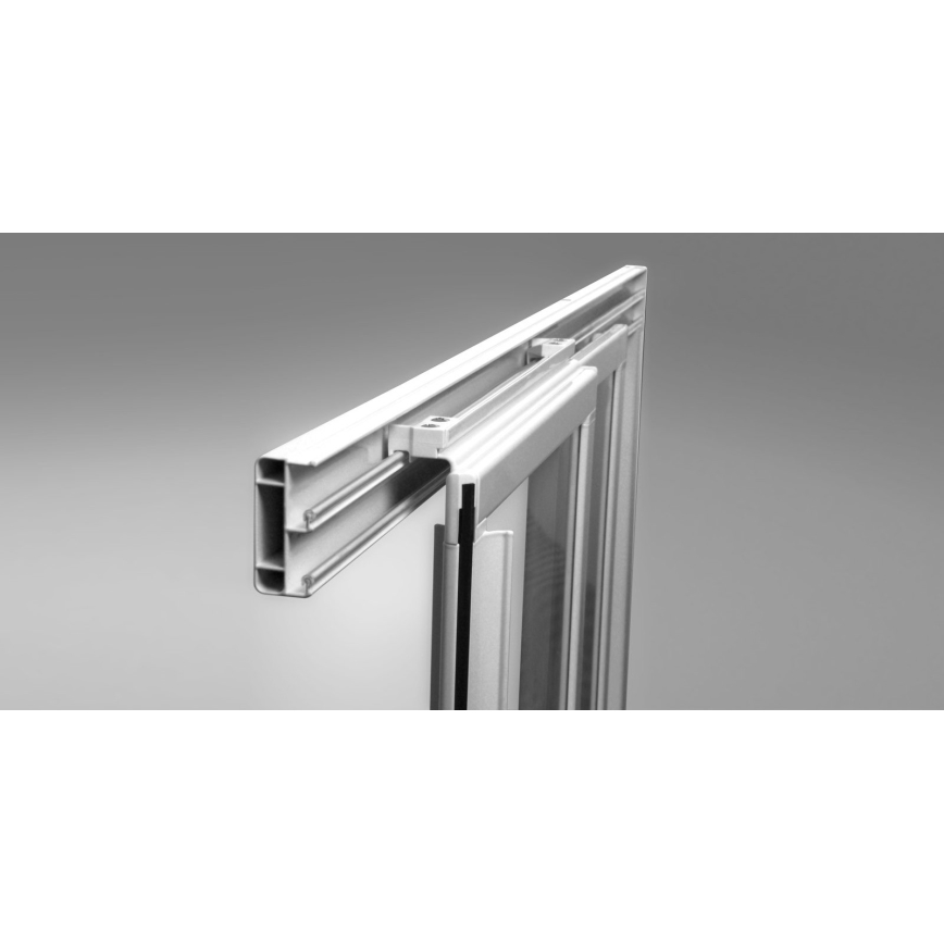 Ravak 00V701R211 - Mampara de ducha de tres paneles SUPERNOVA 90x198 cm blanca