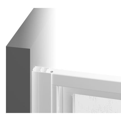 Ravak 00V701R211 - Mampara de ducha de tres paneles SUPERNOVA 90x198 cm blanca