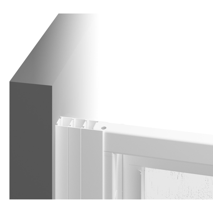 Ravak 00V701R211 - Mampara de ducha de tres paneles SUPERNOVA 90x198 cm blanca