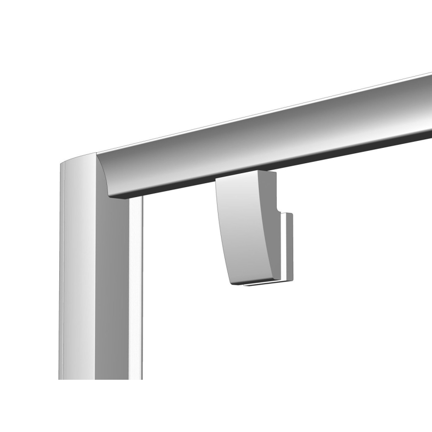 Ravak 37677U00Z1 - Mampara de ducha de 3 piezas en cuarto de círculo PIVOT 90x90 cm, acabado satinado