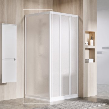 Ravak 940701R211 - Mampara fija de ducha SUPERNOVA 90x198 cm blanca