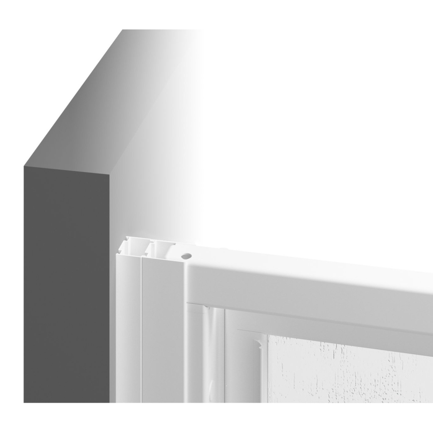 Ravak 940701R211 - Mampara fija de ducha SUPERNOVA 90x198 cm blanca