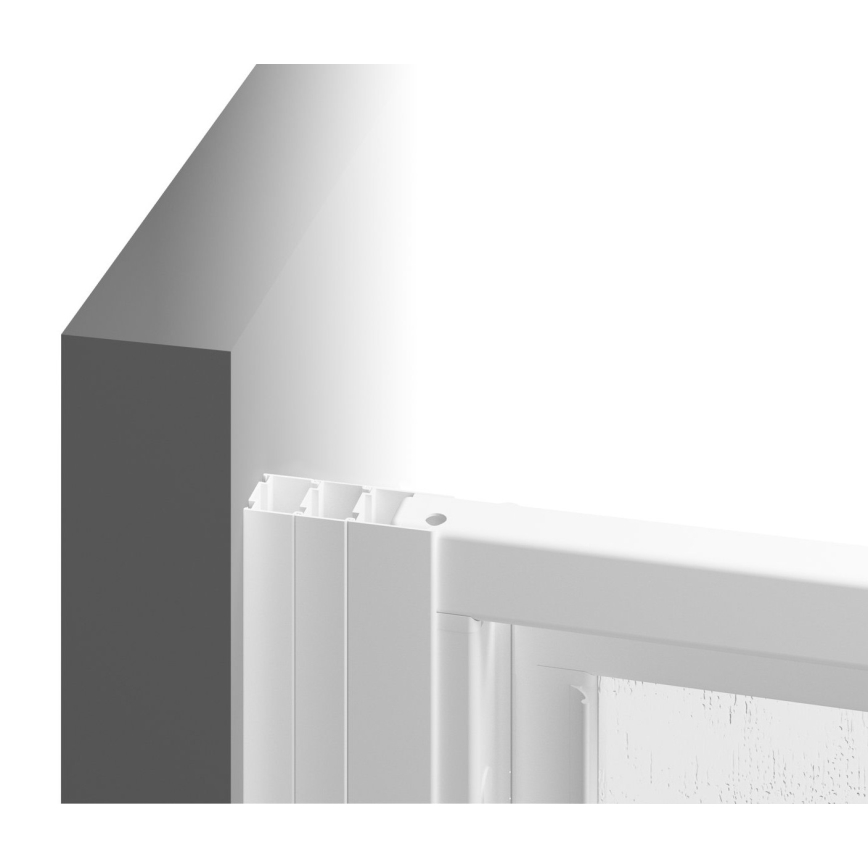 Ravak 940701R211 - Mampara fija de ducha SUPERNOVA 90x198 cm blanca