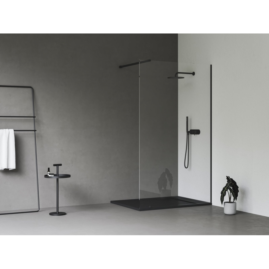 Ravak GW9WA030SZ1 - Mampara de ducha WALK-IN 100x200 cm negra