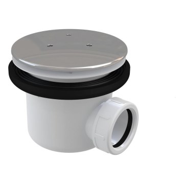 Ravak X01309 - Sifón para plato de ducha Ø 11,6 cm cromo brillante