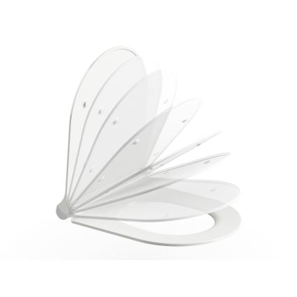 Ravak X01550 - Asiento de inodoro SoftClose UNI blanco