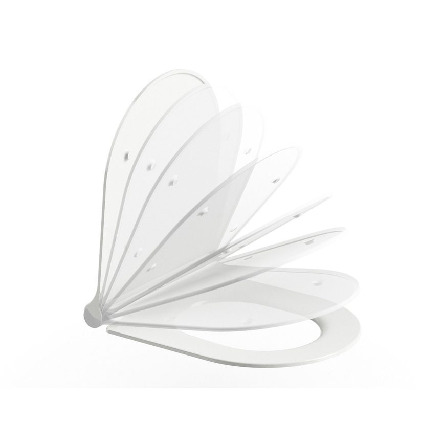 Ravak X01550 - Asiento de inodoro SoftClose UNI blanco