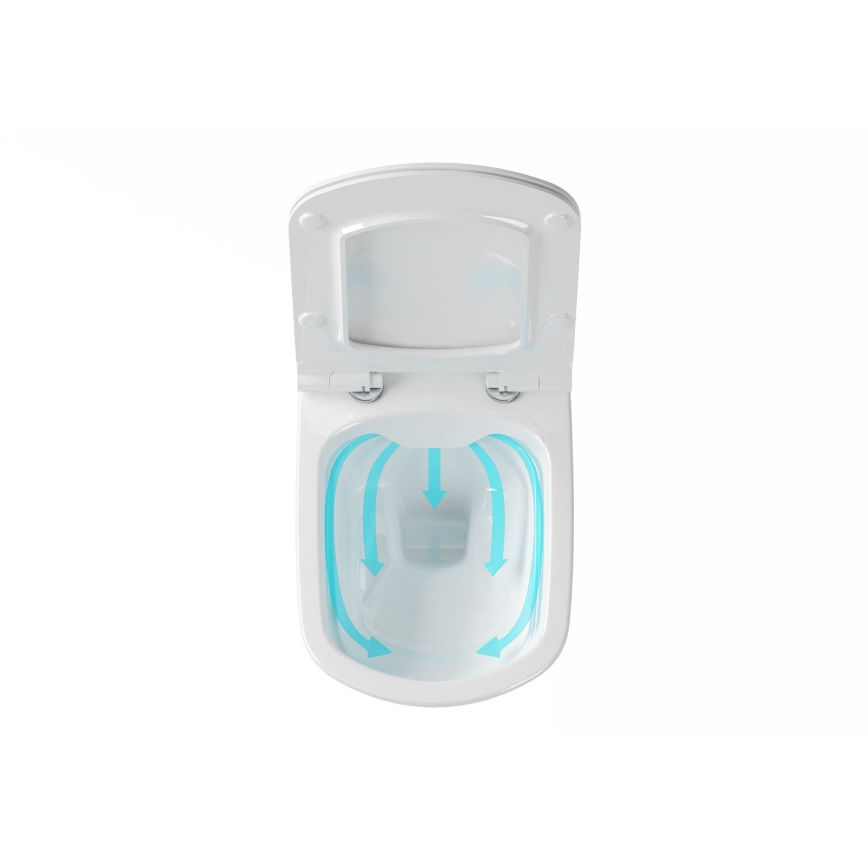 Ravak X01671 - Inodoro suspendido Rimless CLASSIC cerámica/blanco