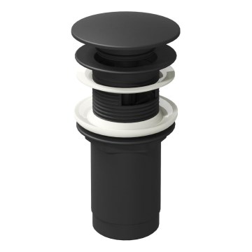 Ravak X01748 - Válvula CLICK-CLACK para lavabo Ø 6,6 cm, negra